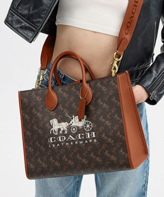 ＜COACH＞エース　トート　３５・ホース　アンド　キャリッジ　プリント